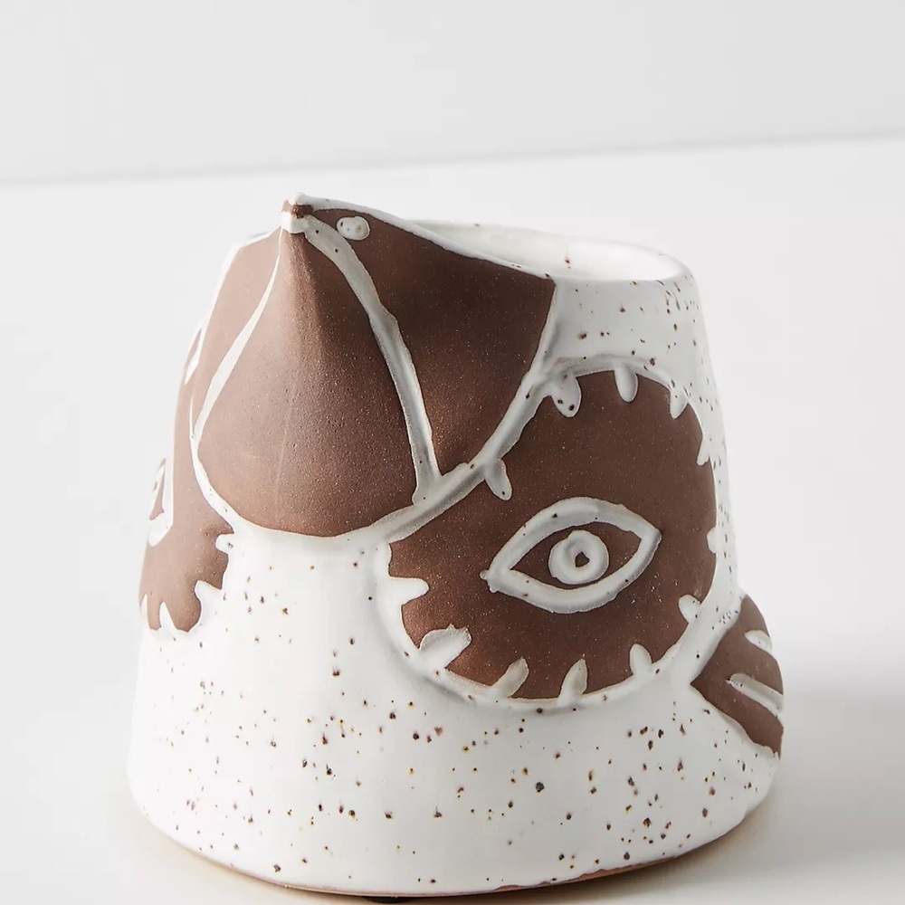 Knotwork LA Birdie Garden Speckled Garden Pot Planter Anthropologie Linda Hsiao - Picture 6 of 9